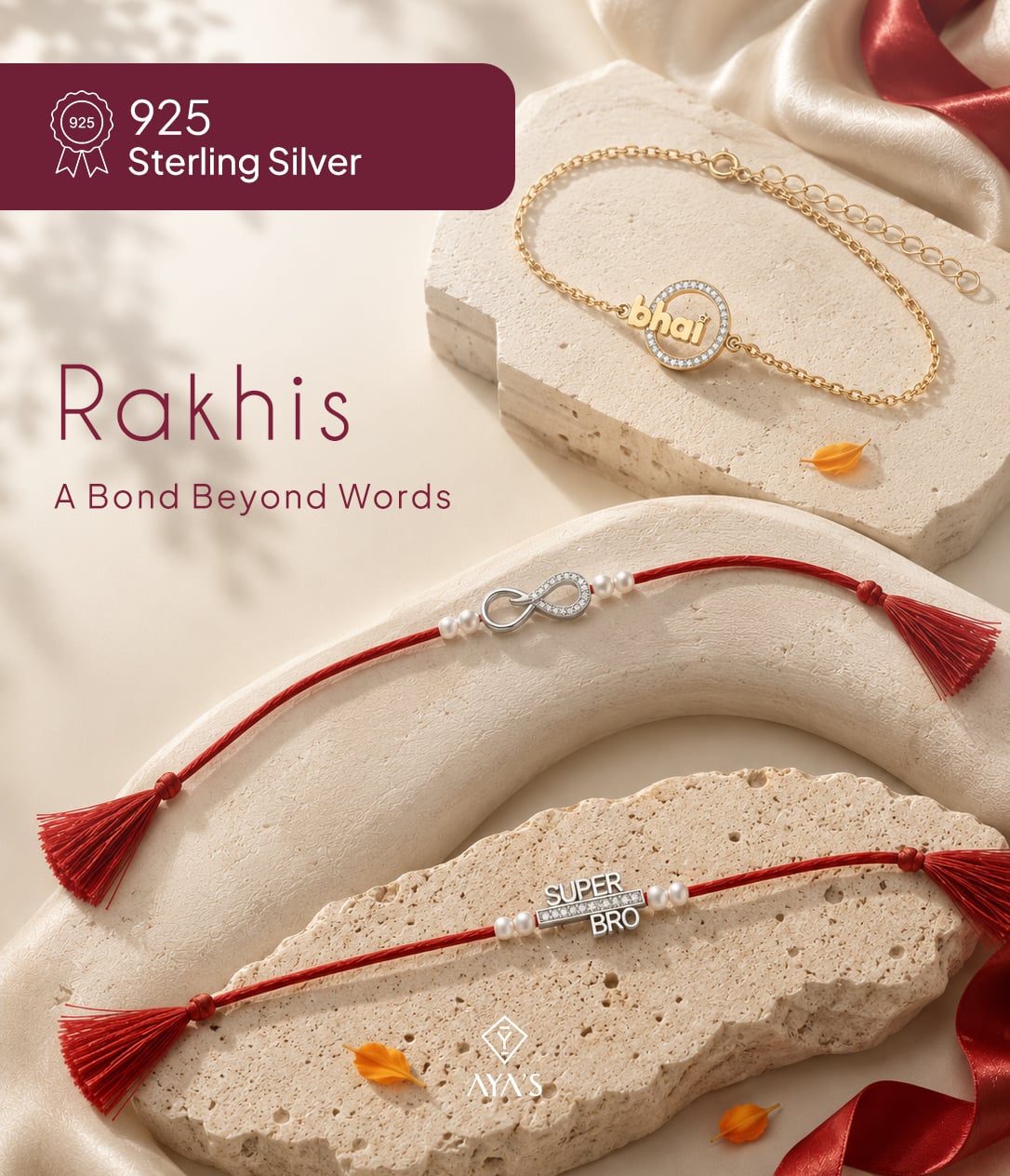 Buy Silver Rakhis: Unbeatable Prices for Raksha Bandhan 2025 ‐ AYA'S